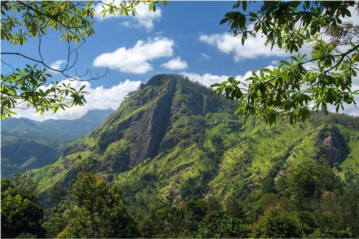 The view across to Ella’s Rock from Little Adam’s Peak, Ella, Sri Lanka 