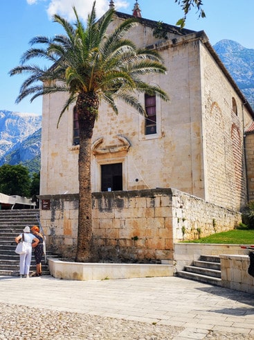 St Mark's Church in Makarska's old town, Croatia