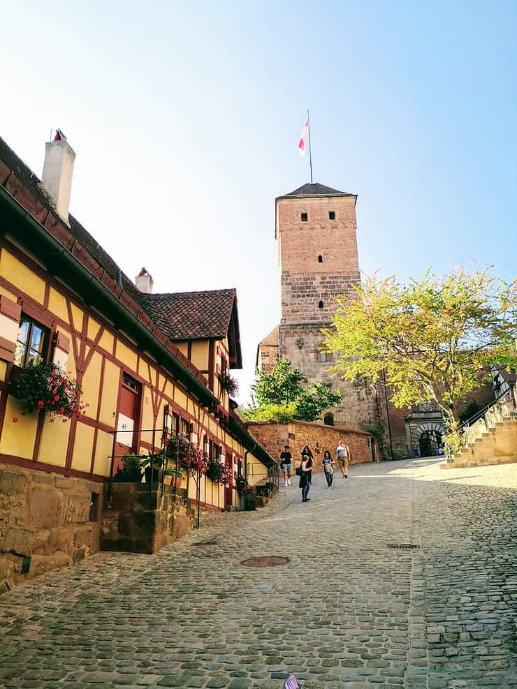 The main entrance of the Kaiserberg, Nuremberg's Imperial castle