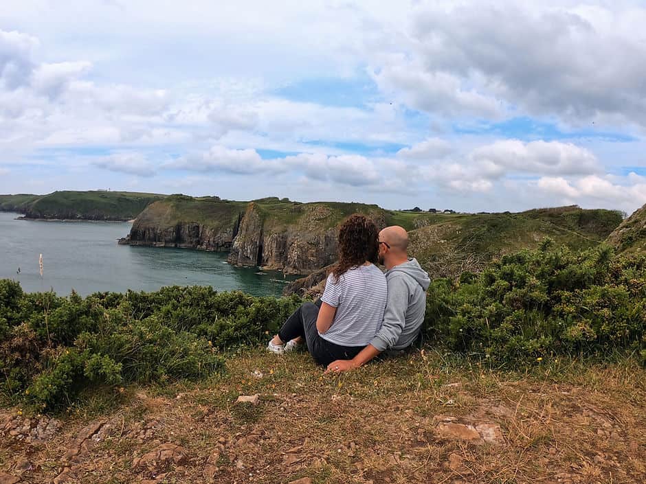 The beautiful coastline of Pembrokeshire National Park, Wales