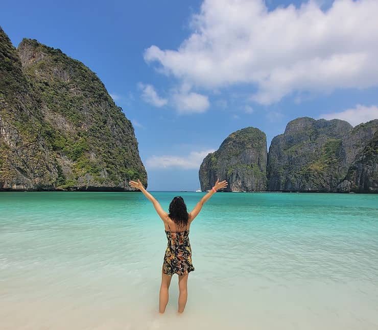 Maya Bay is Thailand's most famous beach