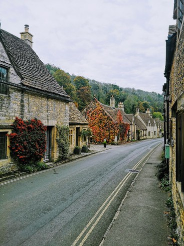 The pretty village of Castle Coombe in the Cotswolds