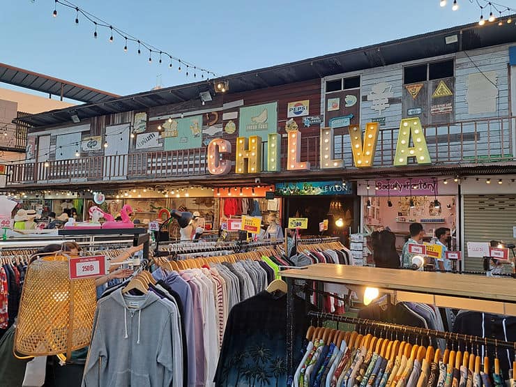 Chillva Market is the best market in Phuket, Thailand to buy clothes