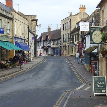 Winchcombe high street, Cotswolds