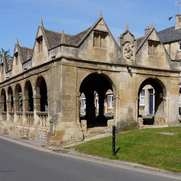 Chipping Campden market hall, Cotswolds