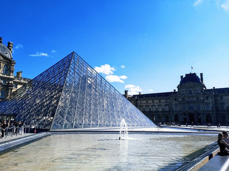 The Louvre Pyramid, Paris