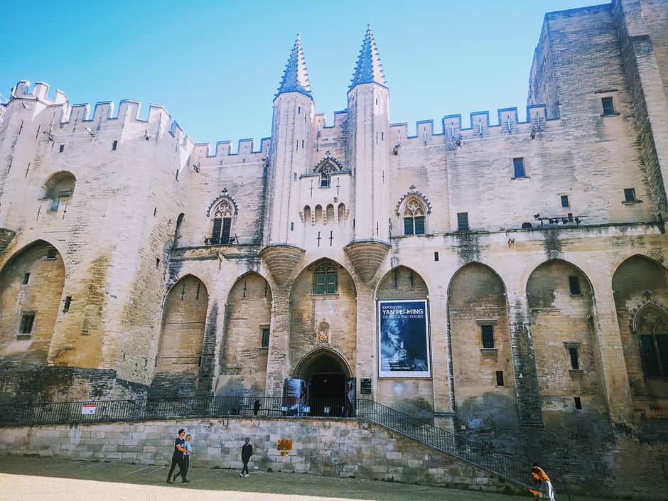 The impressive Palais des Papes in Avignon is the world's largest Gothic palace