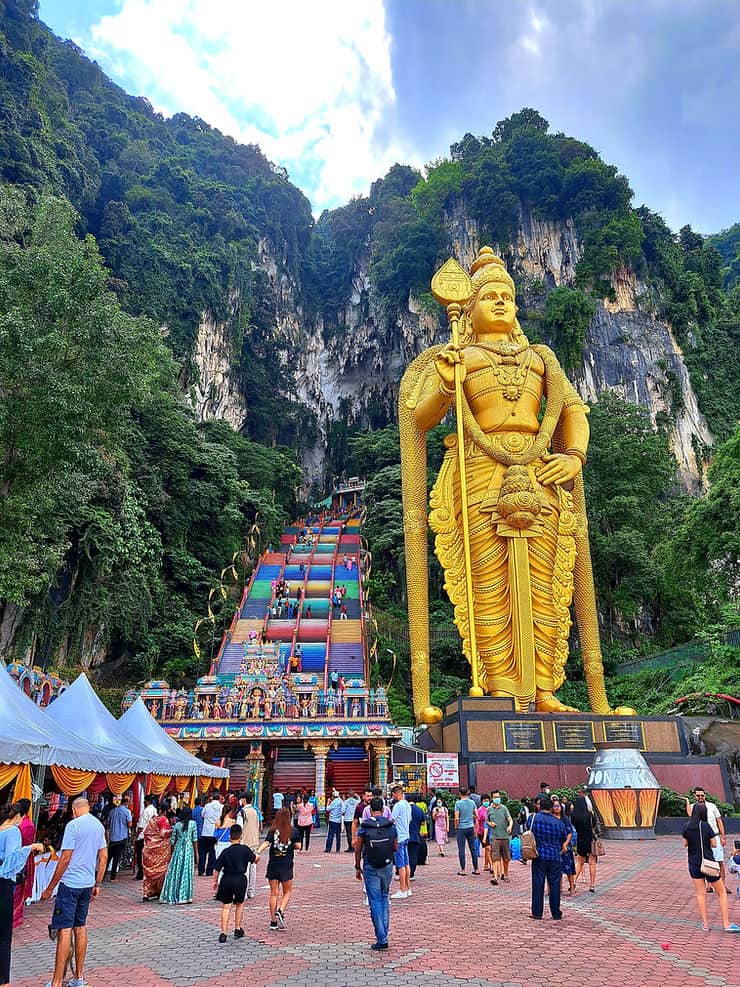 The Batu Caves in Kuala Lumpur