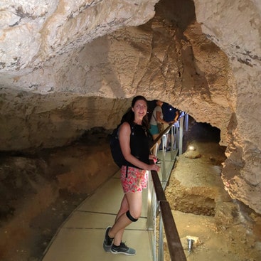 Ozidana Pecina cave in Krka National Park, Croatia