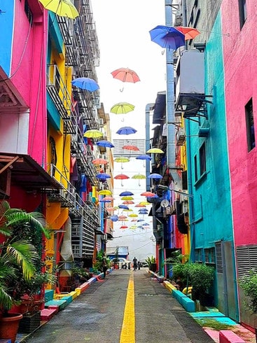 Umbrella Walk, Brickfields, Kuala Lumpur