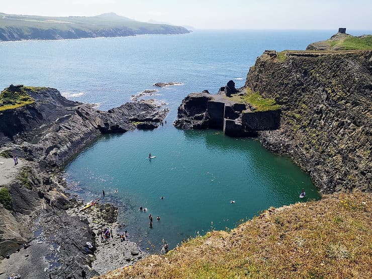 The Blue Lagoon at Abereiddy