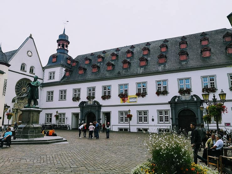 Koblenz's old town, in Germany's Upper-Middle Rhine Valley 