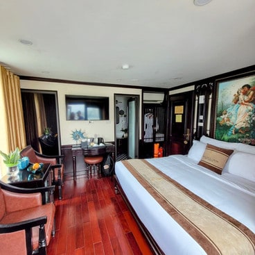 A Suite on the Athena cruise ship, Halong Bay