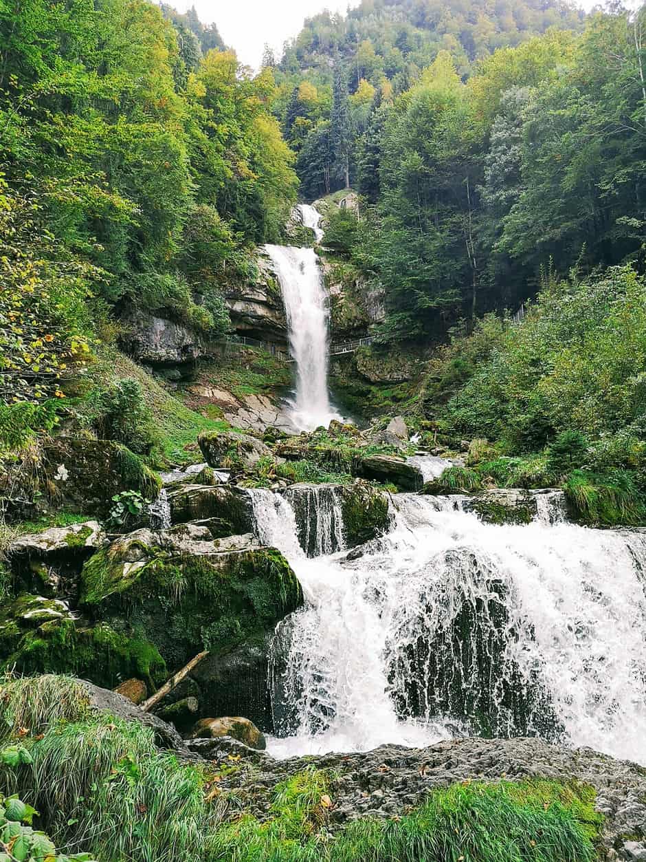 The Giessbach Waterfalls, Switzerland