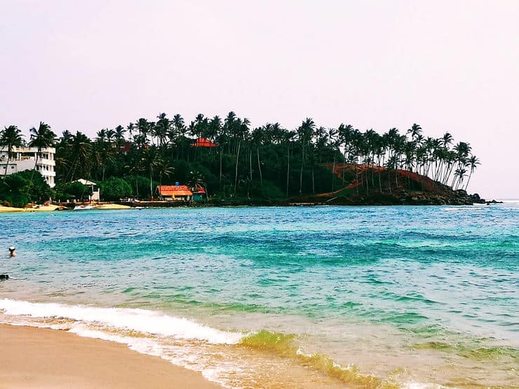 The popular Coconut Tree Hill in Mirissa, Sri Lanka 