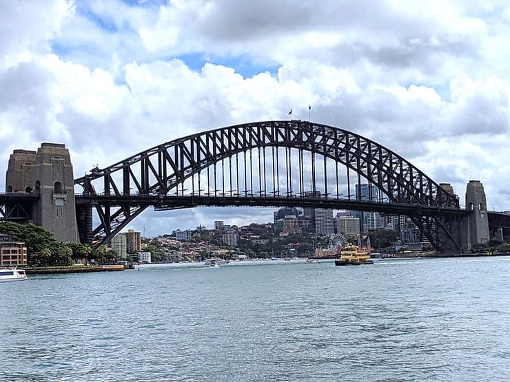 The Sydney Harbour Bridge, in Sydney, Australia