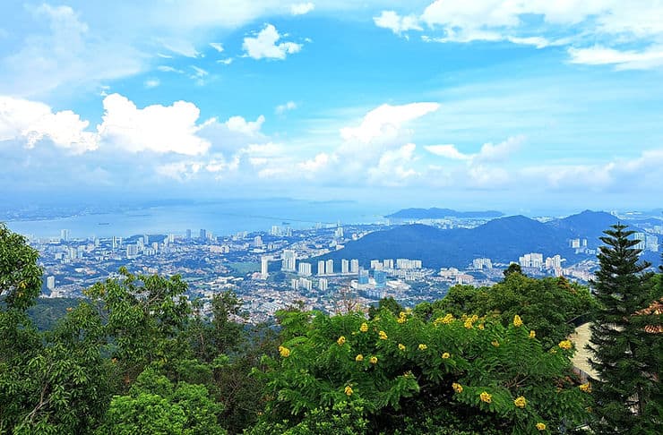 Views over Georgetown from Penang Hill