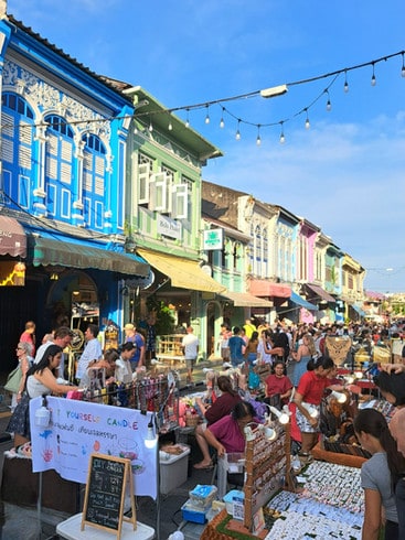 Phuket's famous Sunday walking market, Thailand