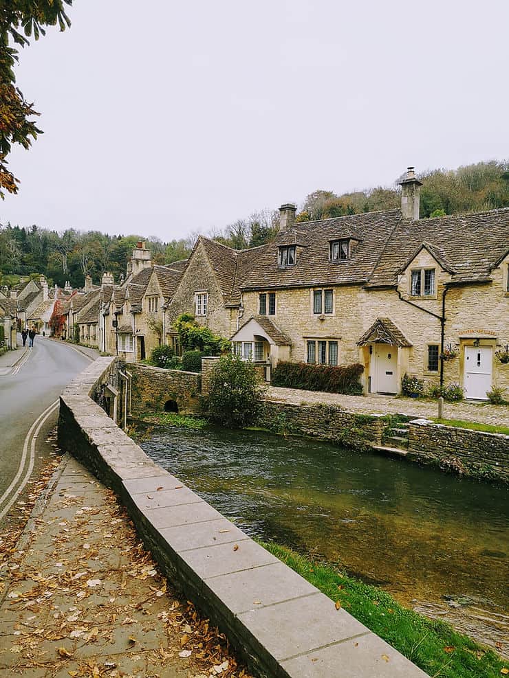 The pretty village of Castle Coombe in The Cotswolds is not far from Bath