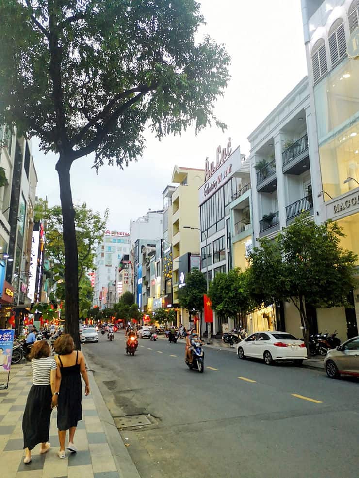The streets of Ho Chi Minh City, Vietnam