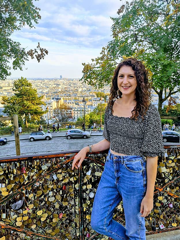 Watching the sunset over Paris from the Sacre-Coeur, Montmartre