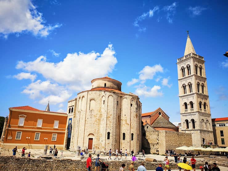 St Donat's Roman church in Zadar's historic centre 