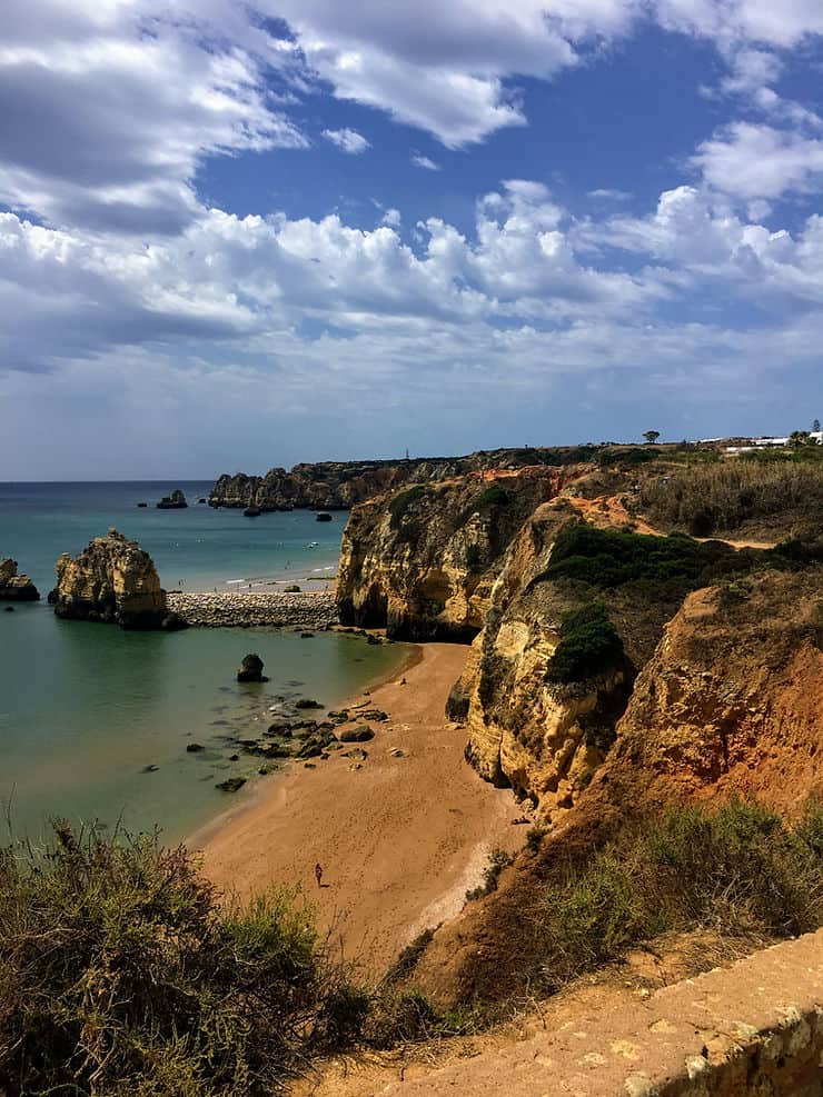 Lagos in Portugal has a beautiful rugged coastline