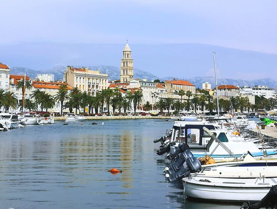 Split Marina and Promenade, Croatia