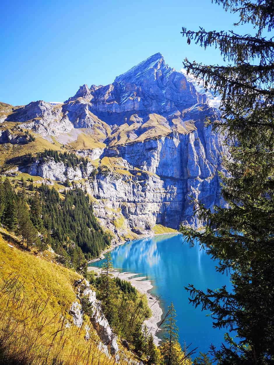 Oeschinensee in Kandersteg, Switzerland 