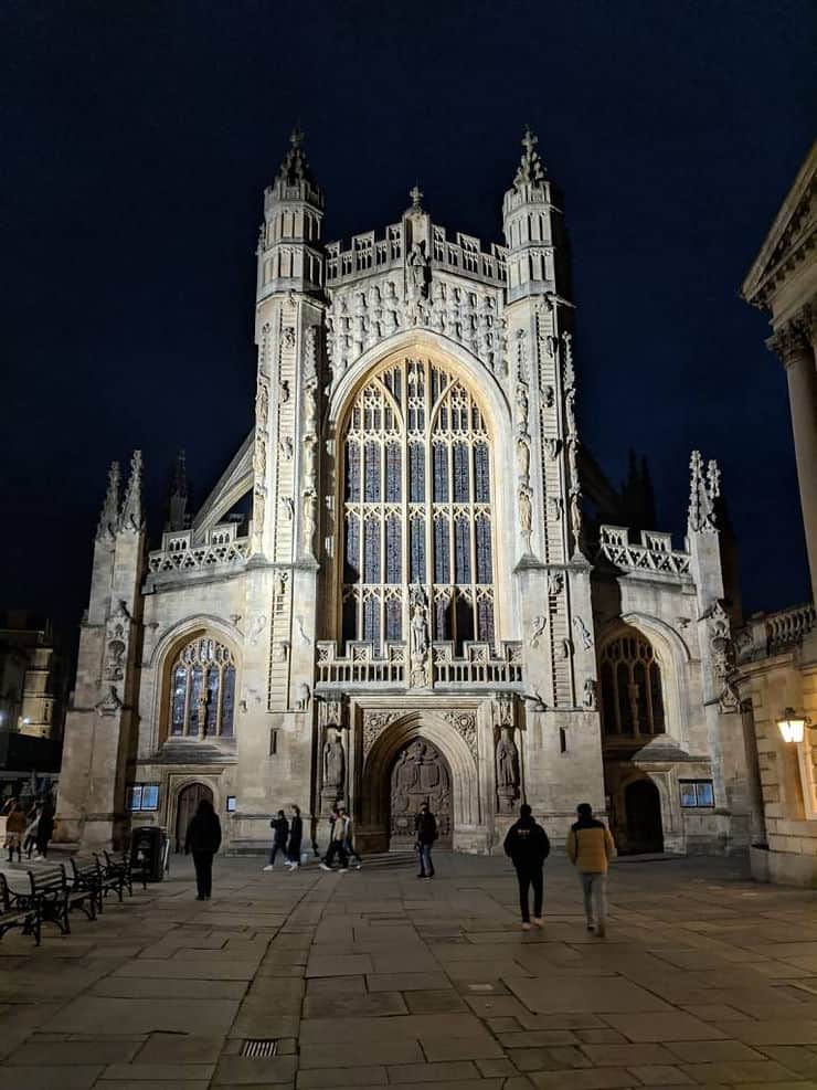 Bath Abbey in Bath, UK