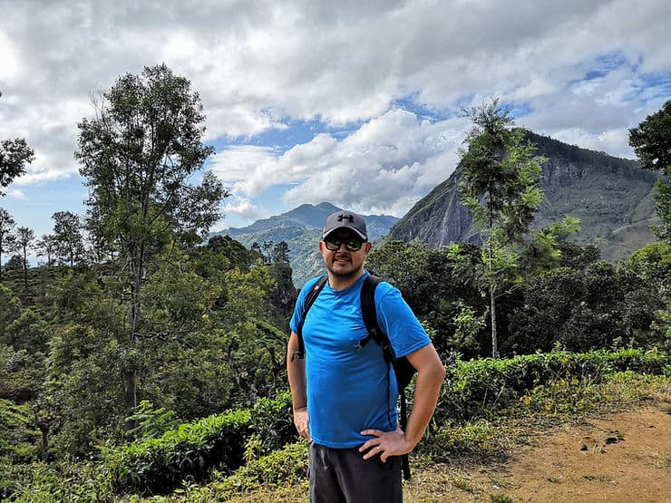 The views on the way up Little Adam's Peak in Ella, Sri Lanka 