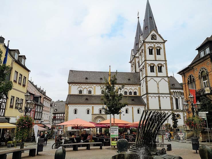 Boppard's Market Square, Upper-Middle Rhine Valley, Germany 