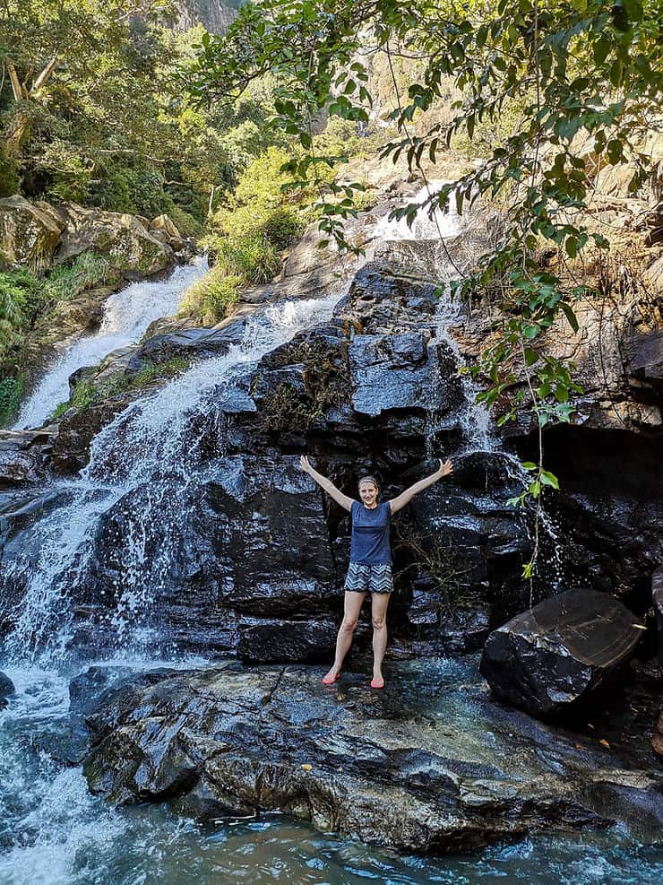 The Ravana Falls, near Ella, Sri Lanka 