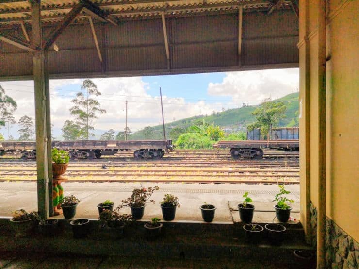 The quaint Nanu Oya train station on Sri Lanka's beautiful Kandy - Ella train line 